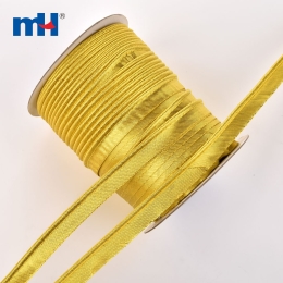 15mm Gold Bias Binding Tape with Insertion Cord