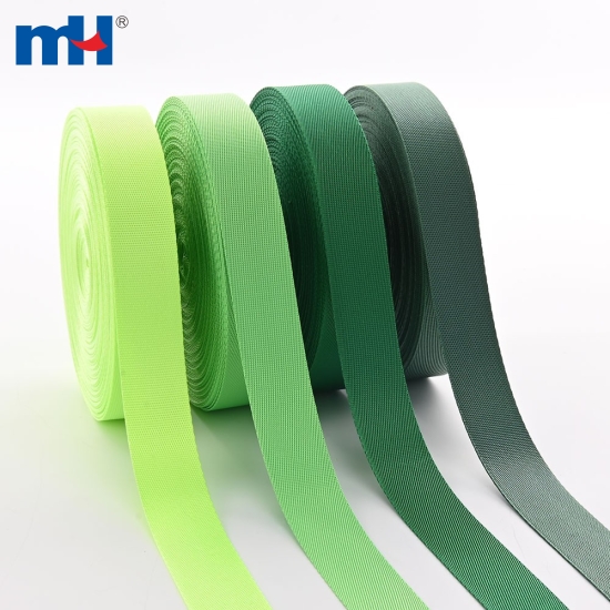 Green Microgroove Imitation Nylon Tape