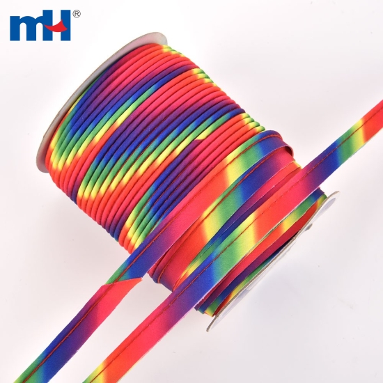Multicolor Bias Binding Tape with Insertion Cord
