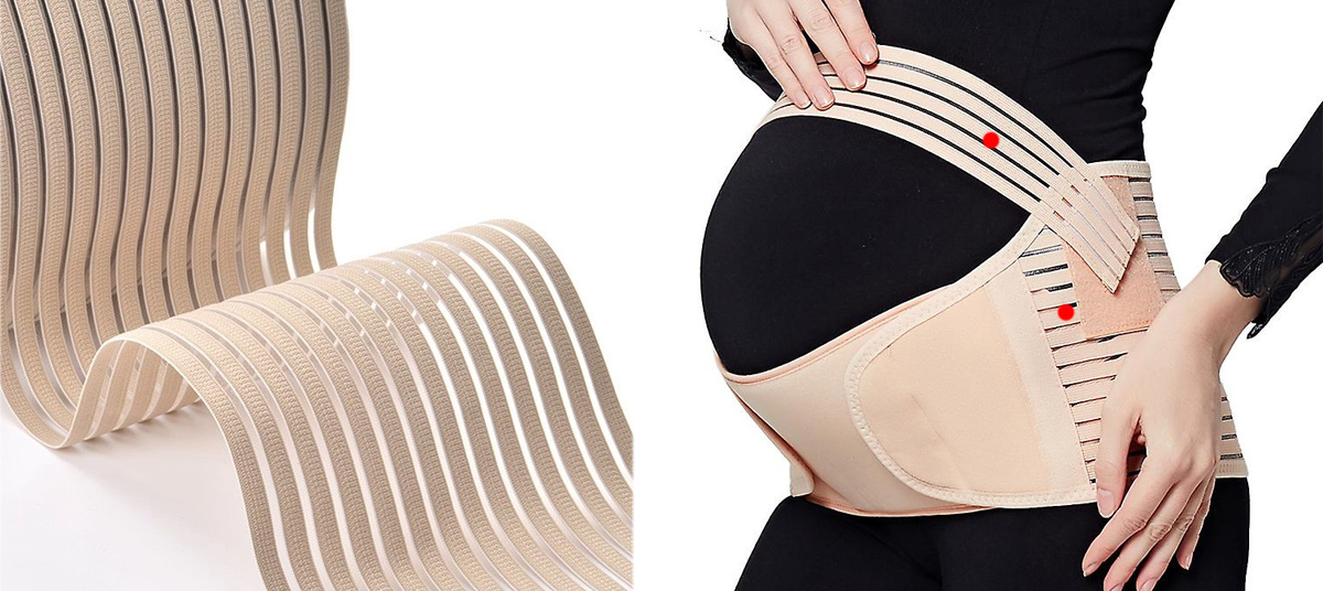 Knitted Elastic Webbing Roll for Abdominal Pregnancy Belt