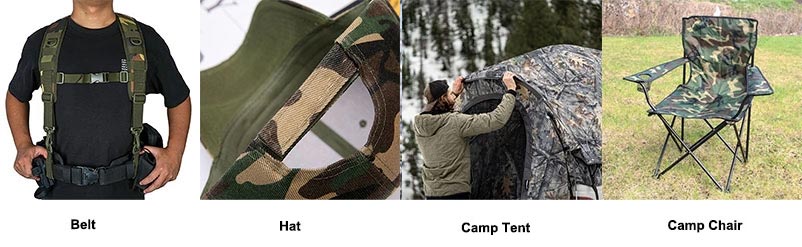 camouflage webbing tape application