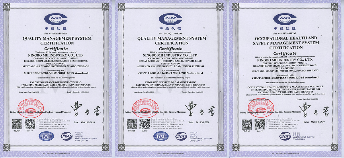 ISO Certificate 2020