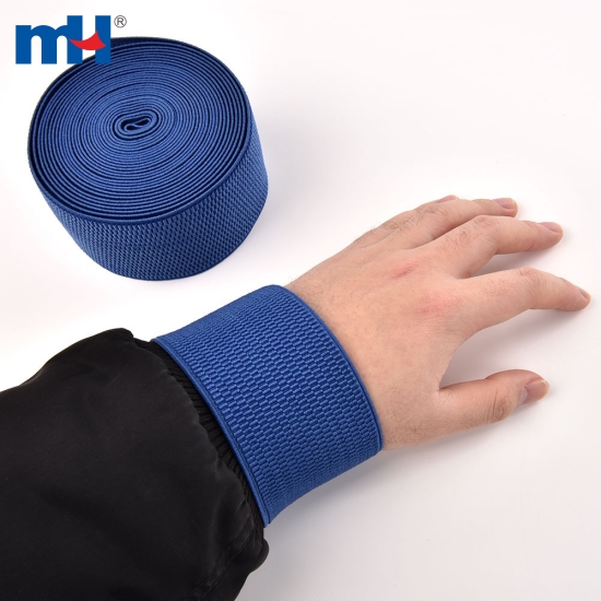 Poly Latex Woven Elastic Cuff Band