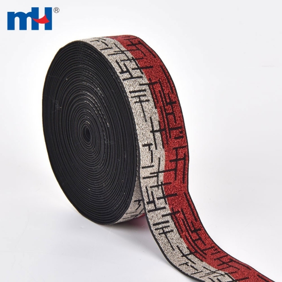 40mm Jacquard Elastic Webbing