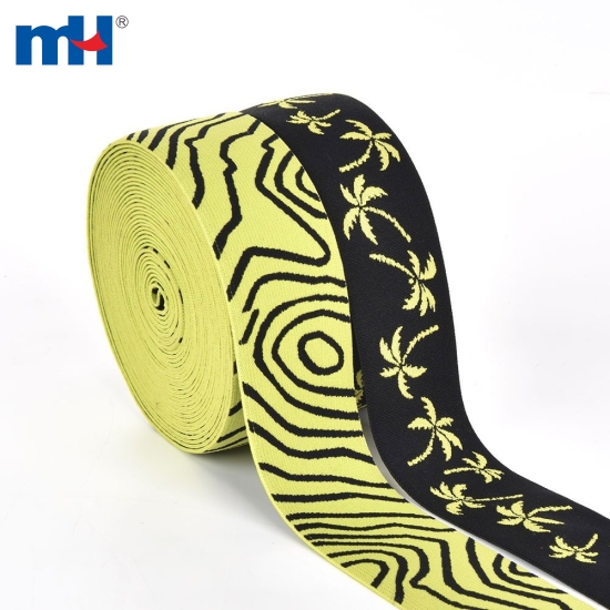 43mm Nylon Latex Jacquard Elastic Tape