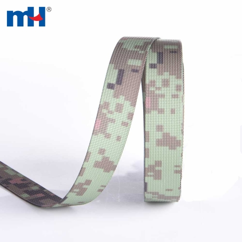 25mm Double-Side Printed Camouflage Webbing