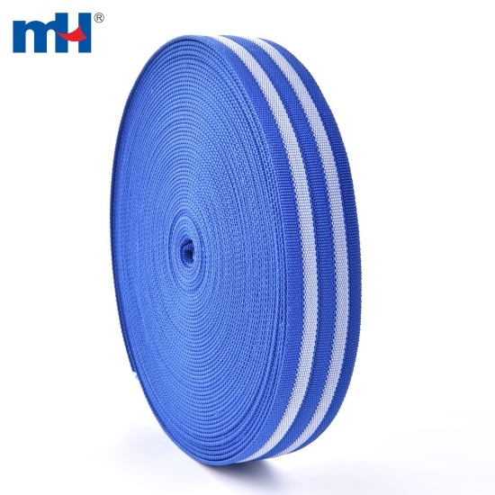 38mm 35g/m Polypropylene Webbing Tape Coarse Groove