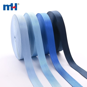 Blue Herringbone Pattern Imitation Nylon Tape