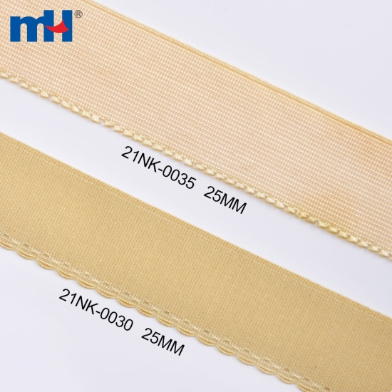 Nylon Spandex Elastic Tape for Bra