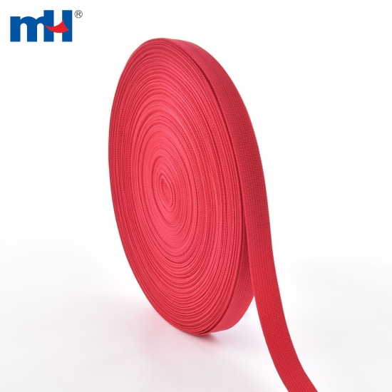 600D Red Juvenile Pit Polypropylene Webbing