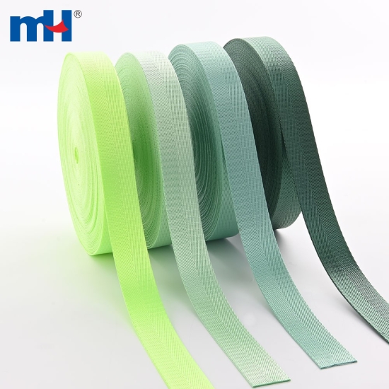 Green Herringbone Pattern Imitation Nylon Tape