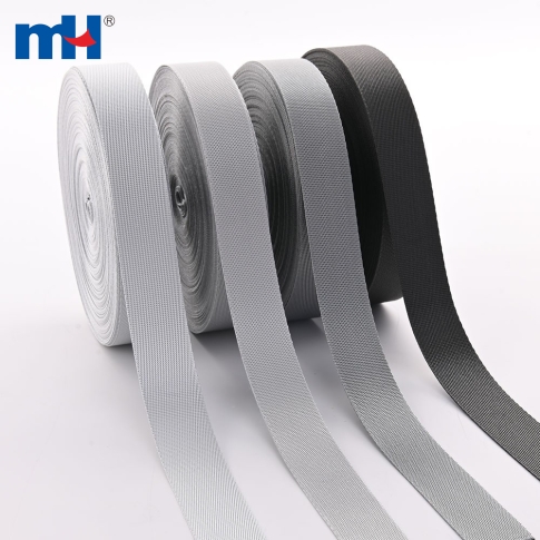 Grey Microgroove Imitation Nylon Tape