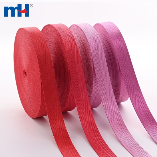 Pink Herringbone Pattern Imitation Nylon Tape