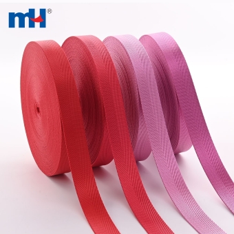 Pink Herringbone Pattern Imitation Nylon Tape