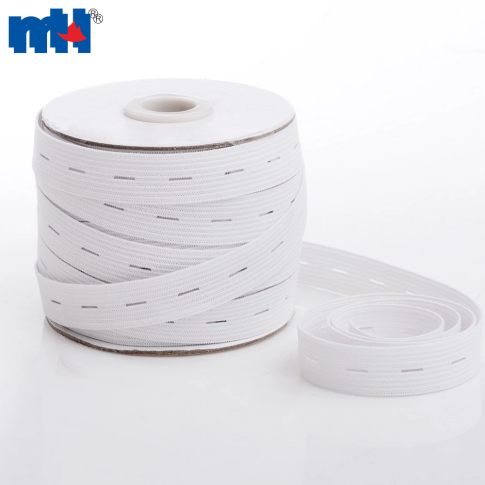 15mm Knitting Elastic Webbing with Button Hole