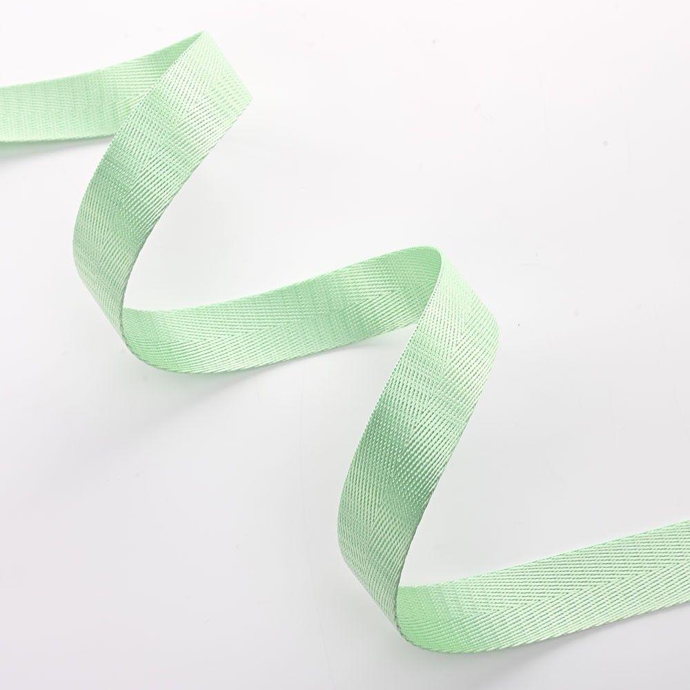 Green Herringbone Pattern Imitation Nylon Tape