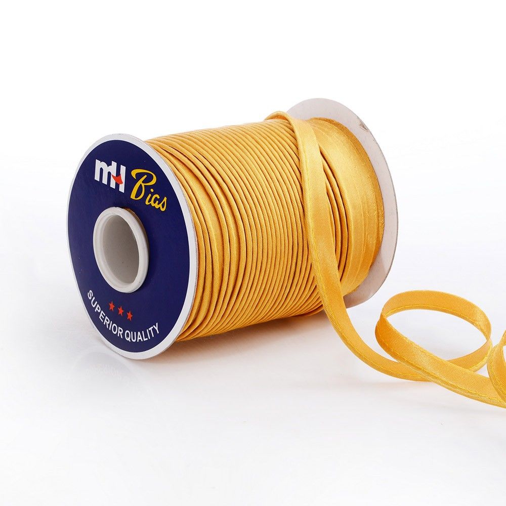 10mm Polyester Satin Bias Binding Tape Cord