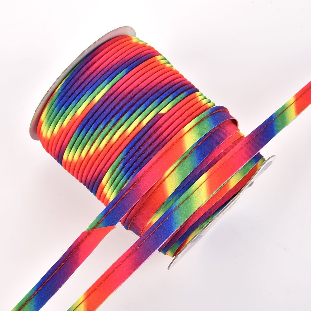 Multicolor Bias Binding Tape with Insertion Cord